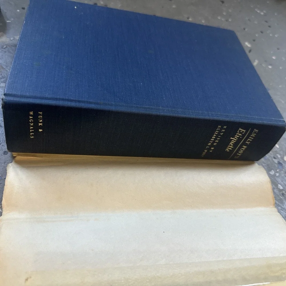 Emily‎ Post's Etiquette 1965 11th Edition Funk & Wagnall Hardcover VINTAGE